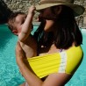 Aquabulle jaune, porte-bébé d'appoint aquatique