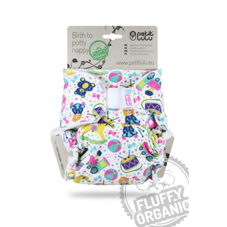 Couche lavable Maxi Nigth (scratch) coton bio