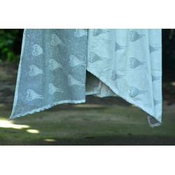 Luluna - Aqua Love Deep Mono- 60% cotton 40% viscose